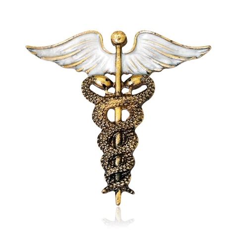 Hermes Staff Pin 